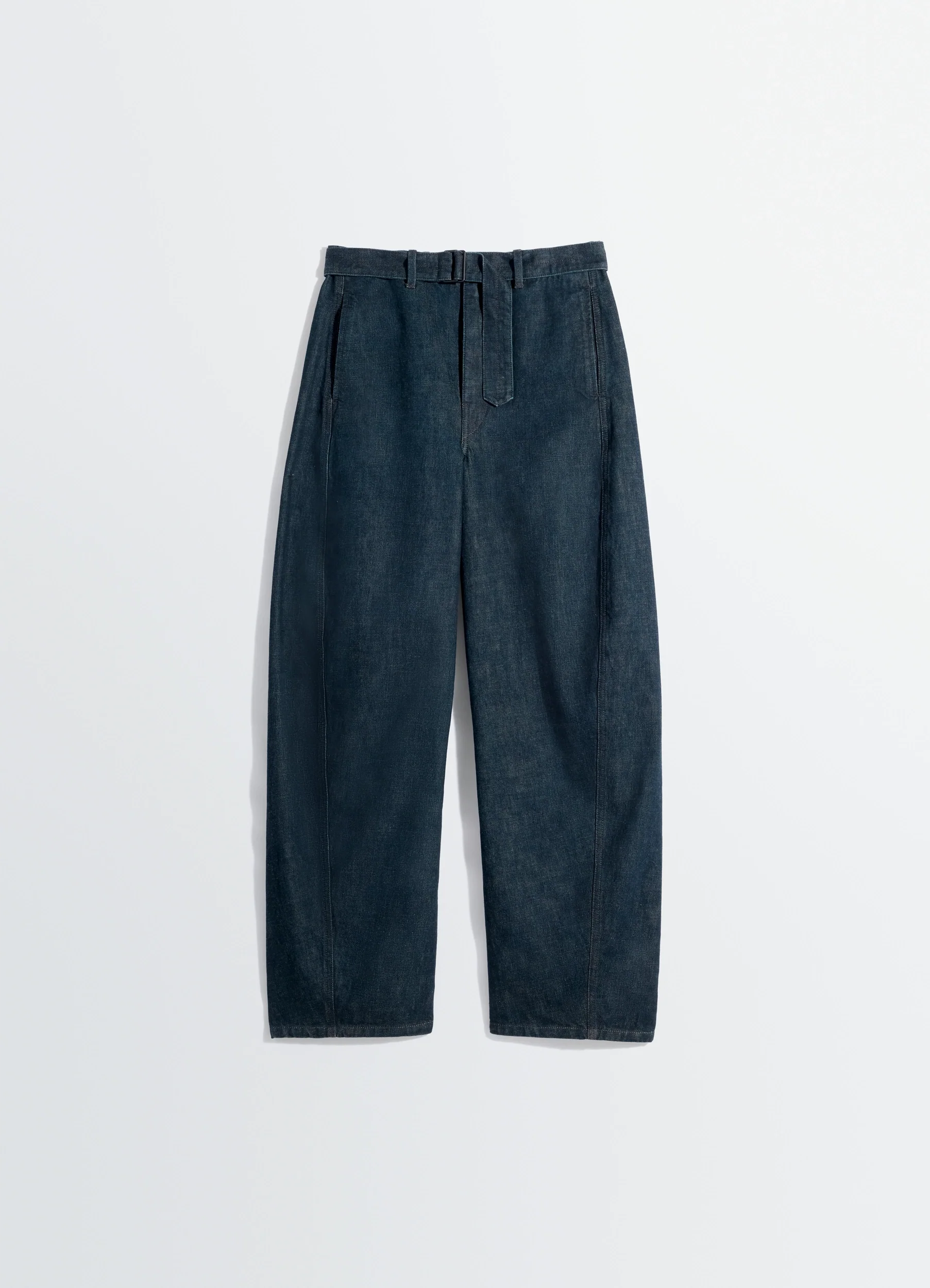 TWISTED BELTED PANTS IN DENIM - Image 7