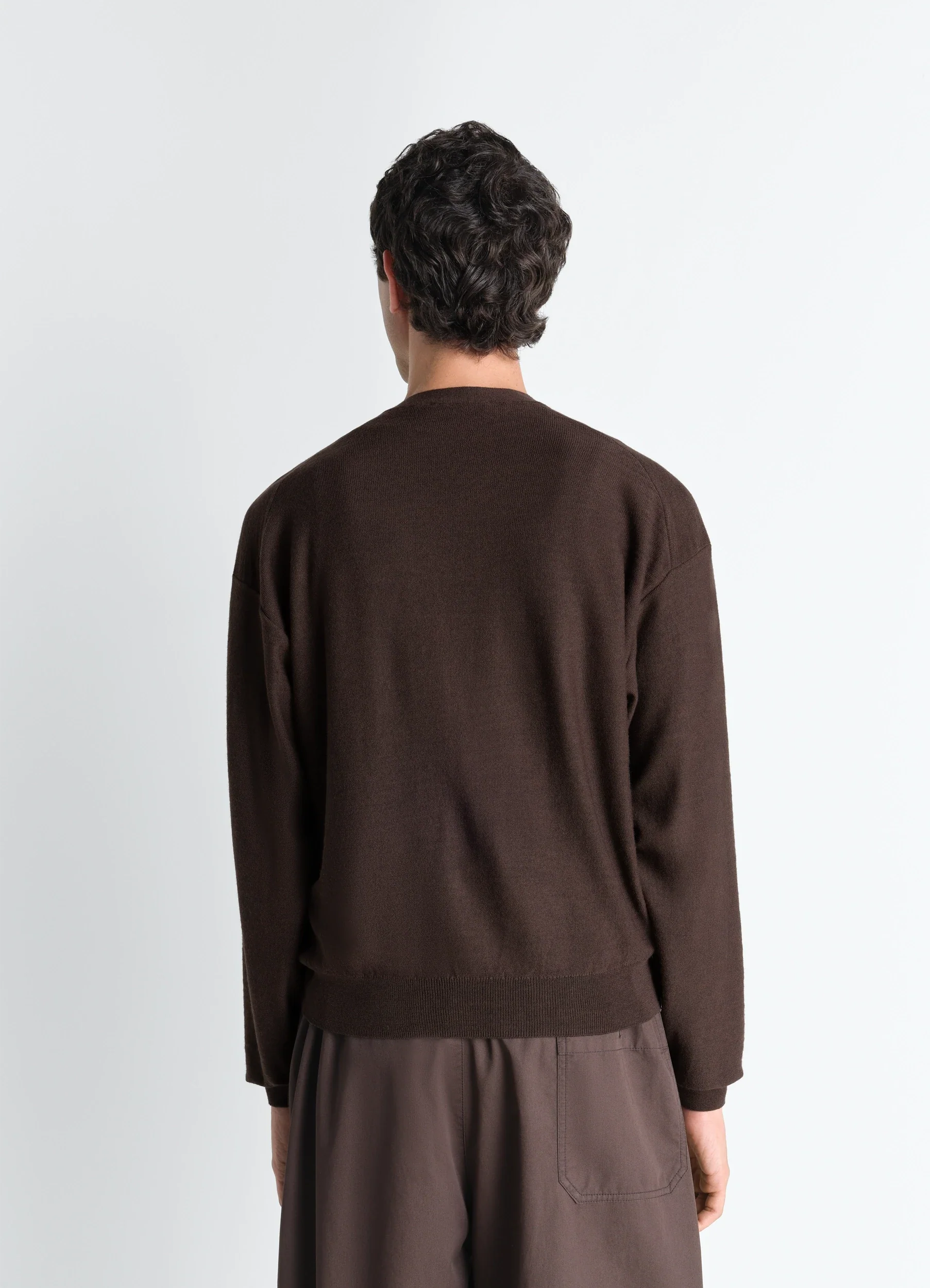 TWISTED CARDIGAN IN MERINO BLEND - Image 5