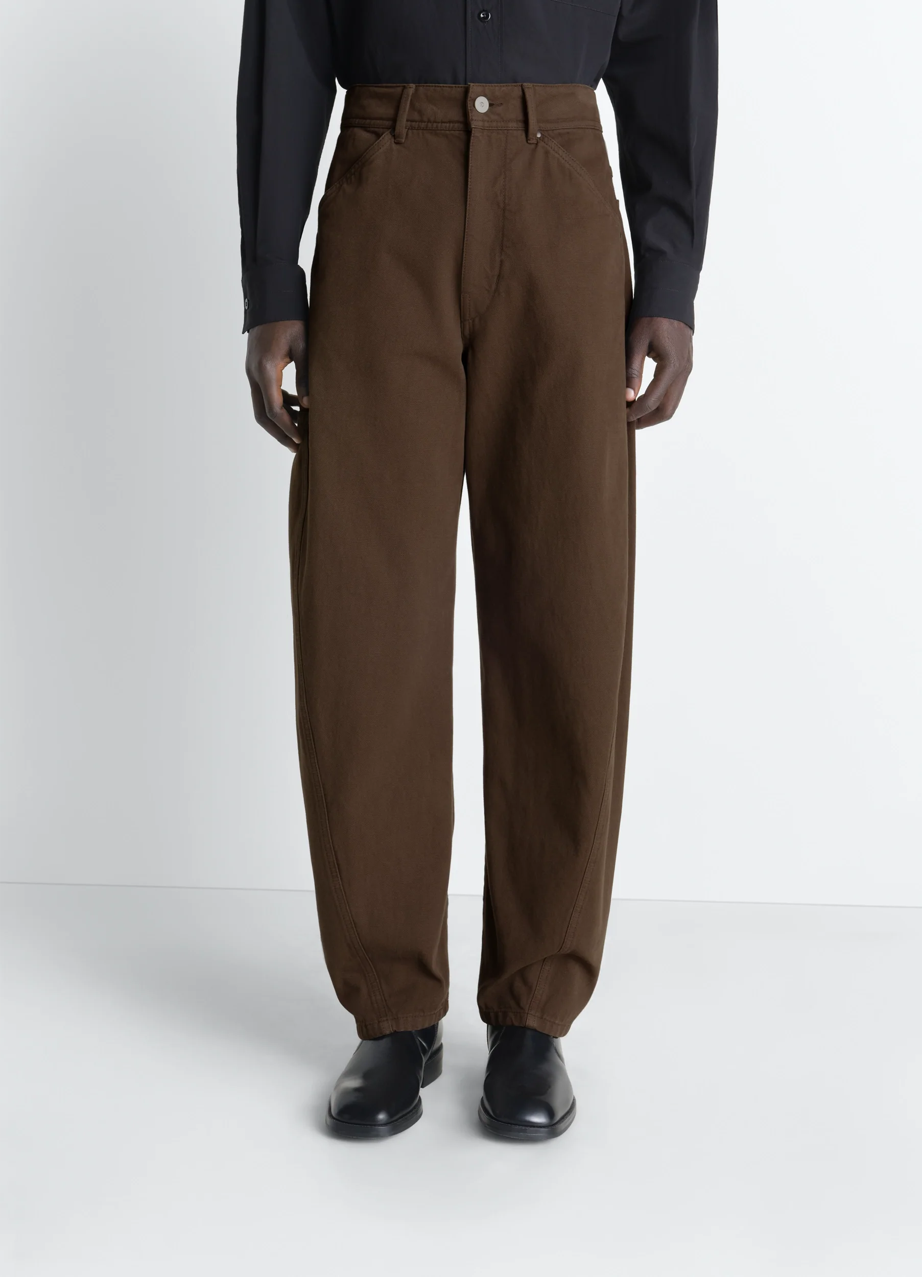 TWISTED WORKWEAR PANTS IN DYED HEAVY BROKEN TWILL - Image 2