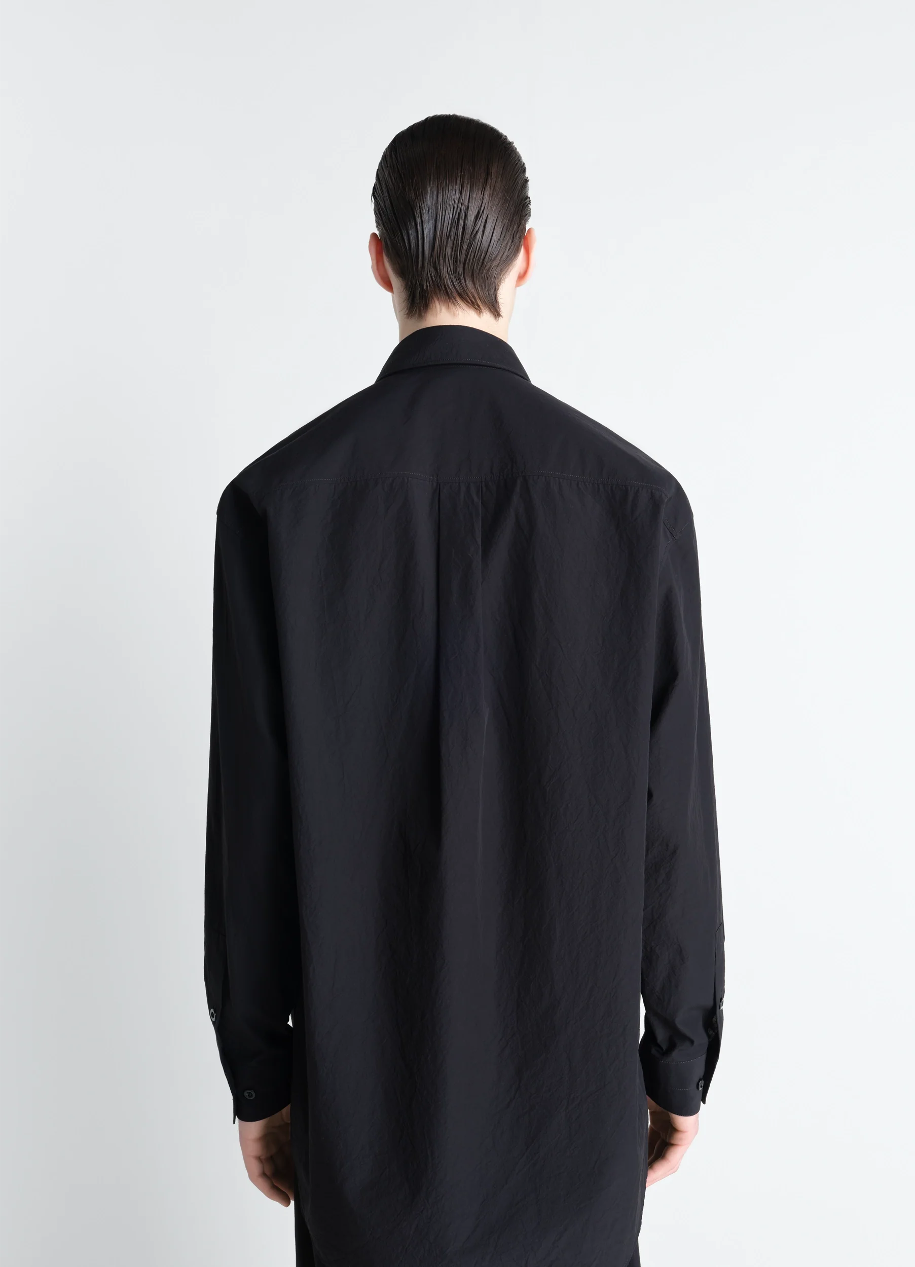 TWO POCKET SHIRT IN CREPE COTTON - Image 4