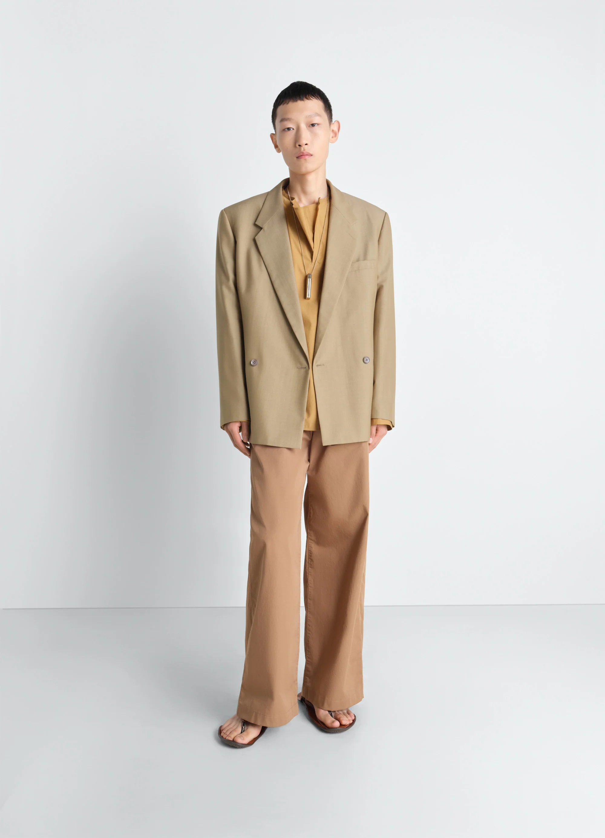 VAREUSE TOP IN WASHED COTTON SILK - Image 2