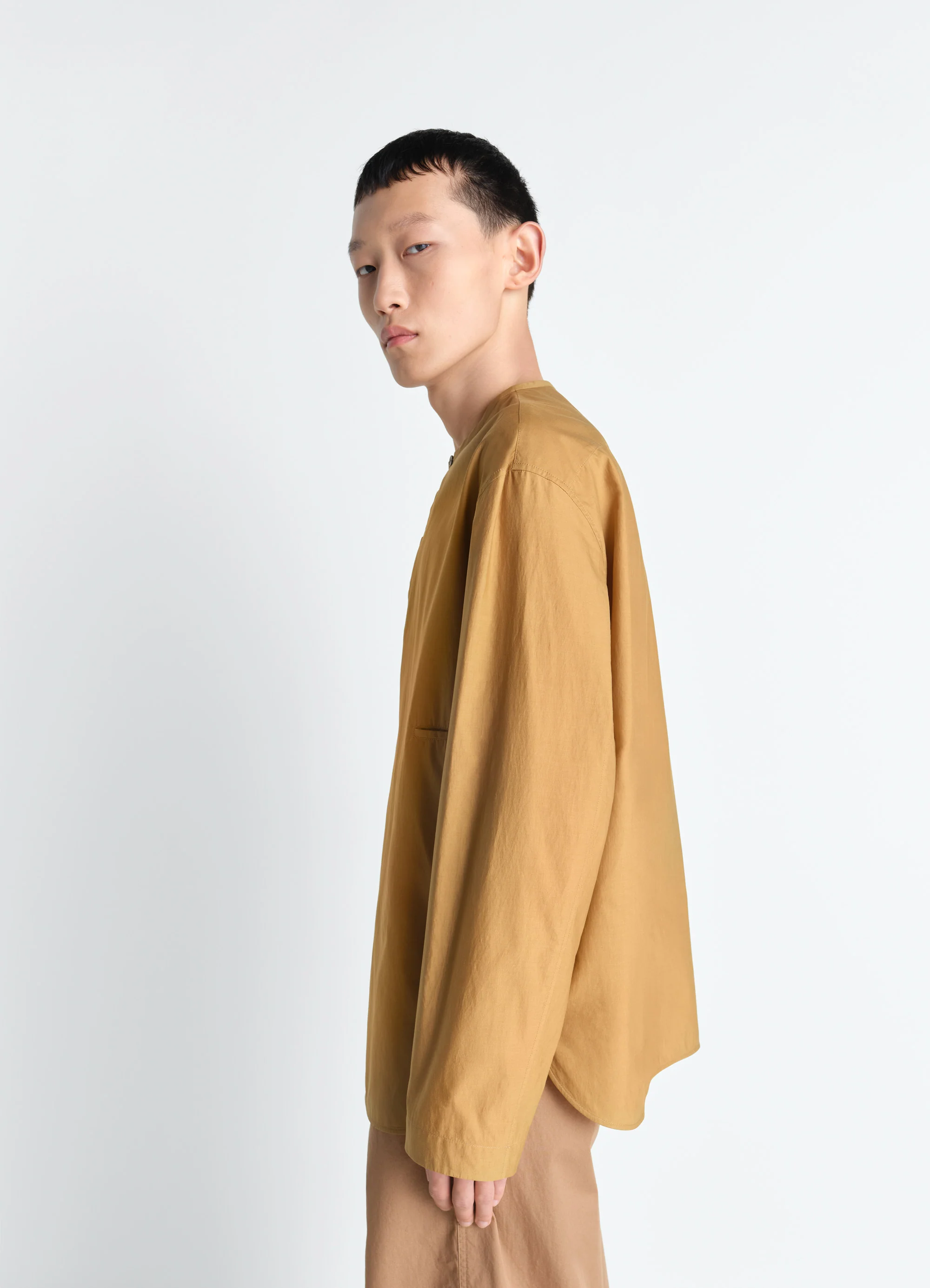 VAREUSE TOP IN WASHED COTTON SILK - Image 3
