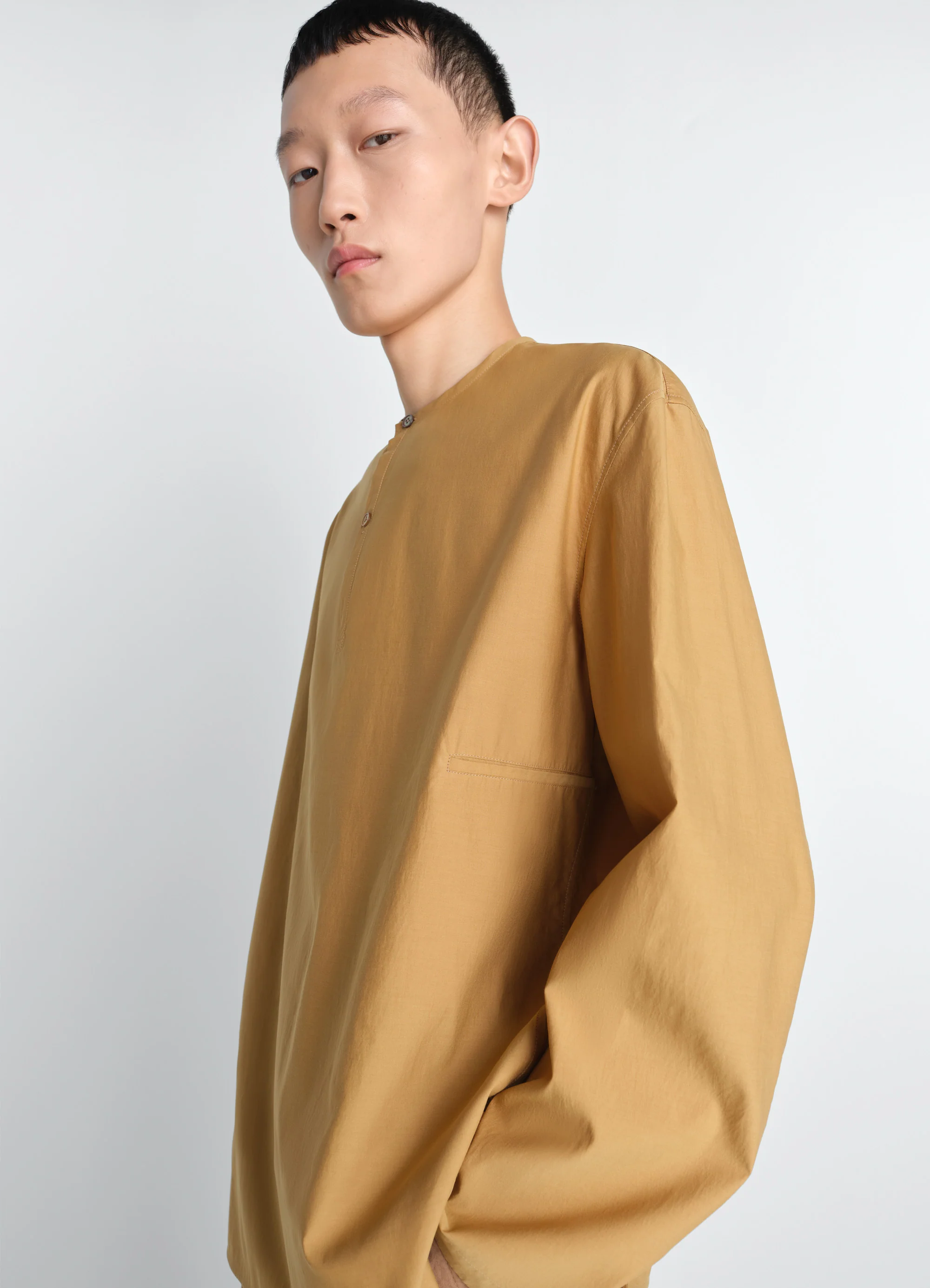 VAREUSE TOP IN WASHED COTTON SILK - Image 4