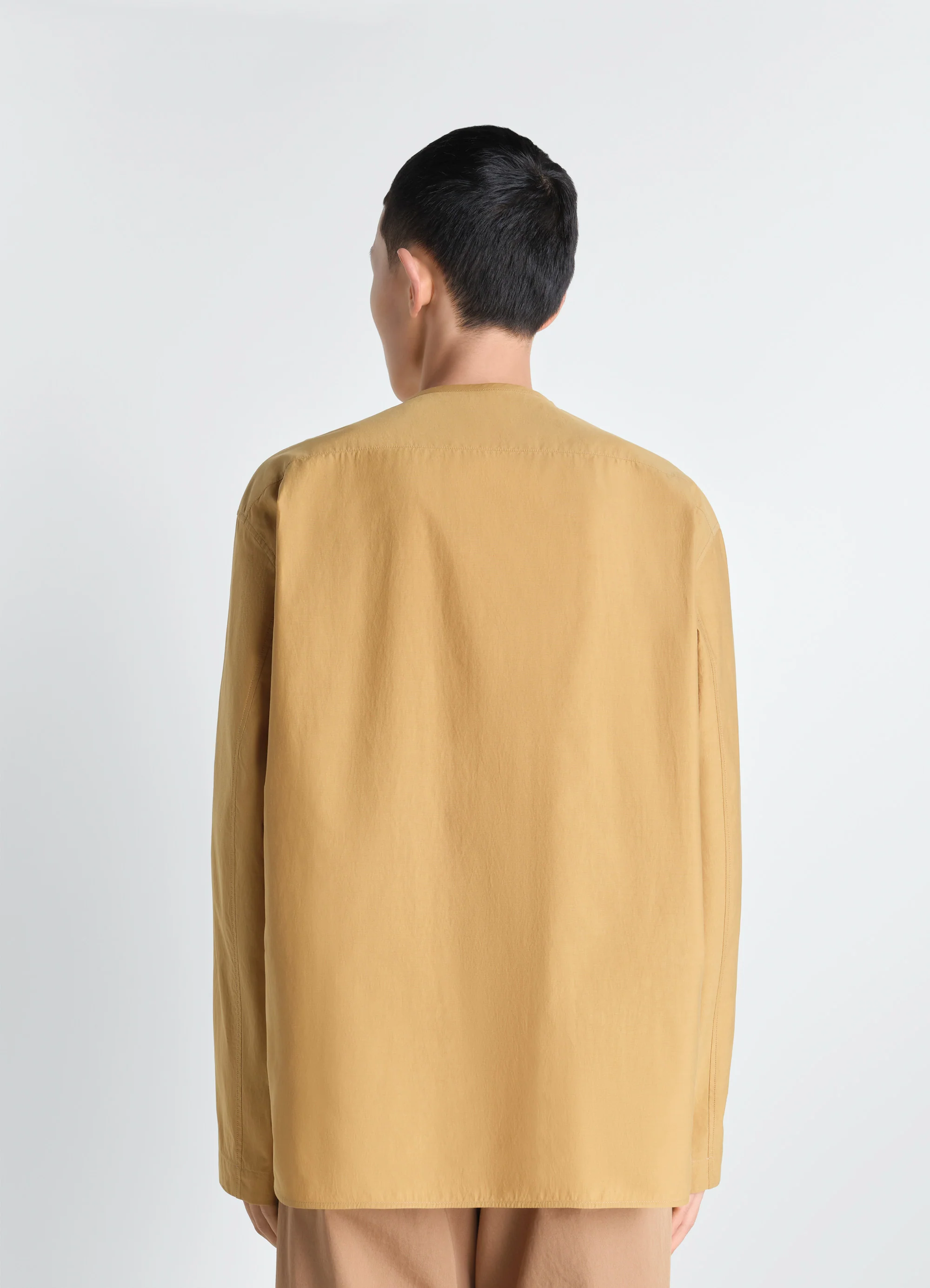 VAREUSE TOP IN WASHED COTTON SILK - Image 5