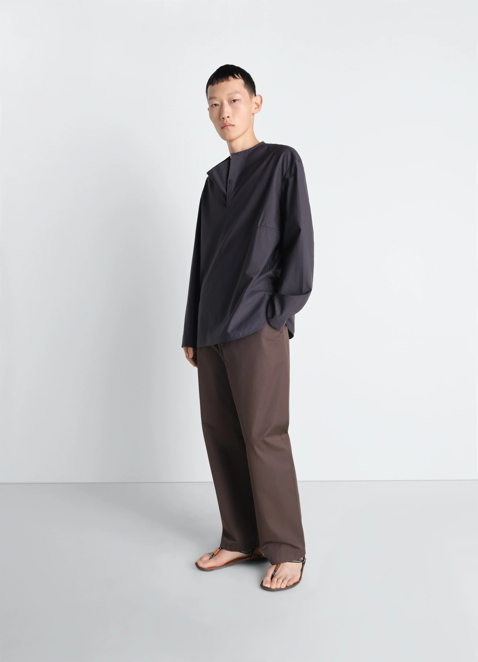 VAREUSE TOP IN WASHED COTTON SILK - Image 2