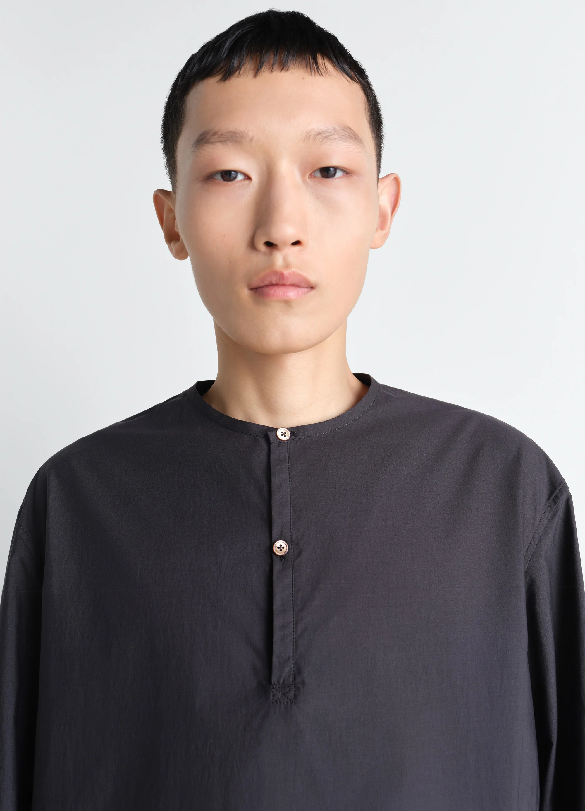 VAREUSE TOP IN WASHED COTTON SILK - Image 3