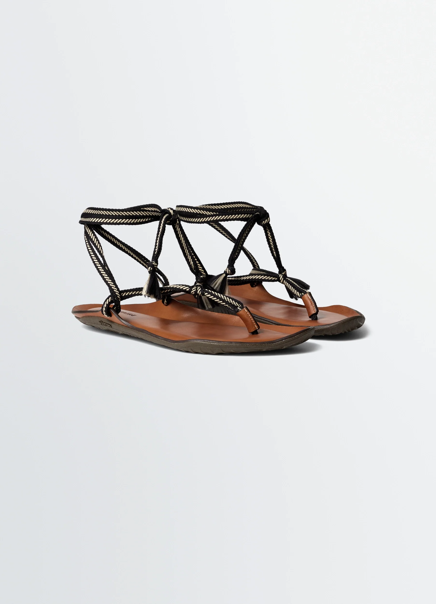 VIBRAM SANDALS IN LEATHER - Image 3