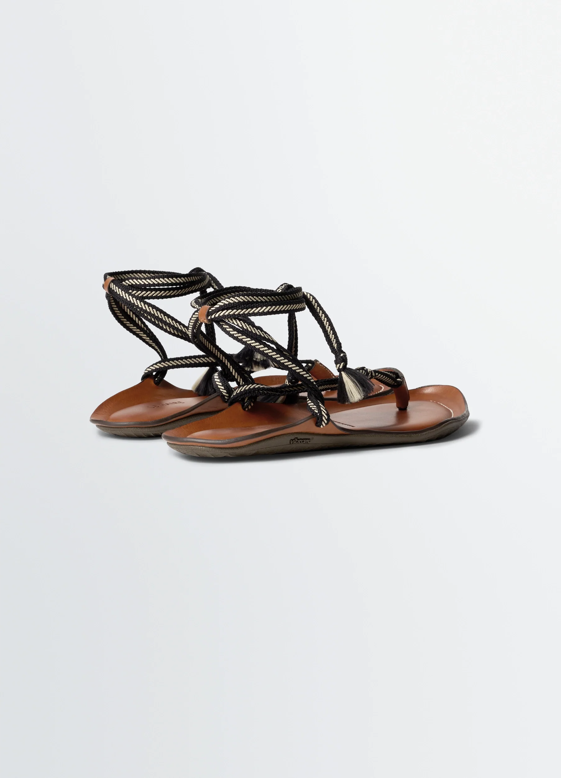 VIBRAM SANDALS IN LEATHER - Image 4