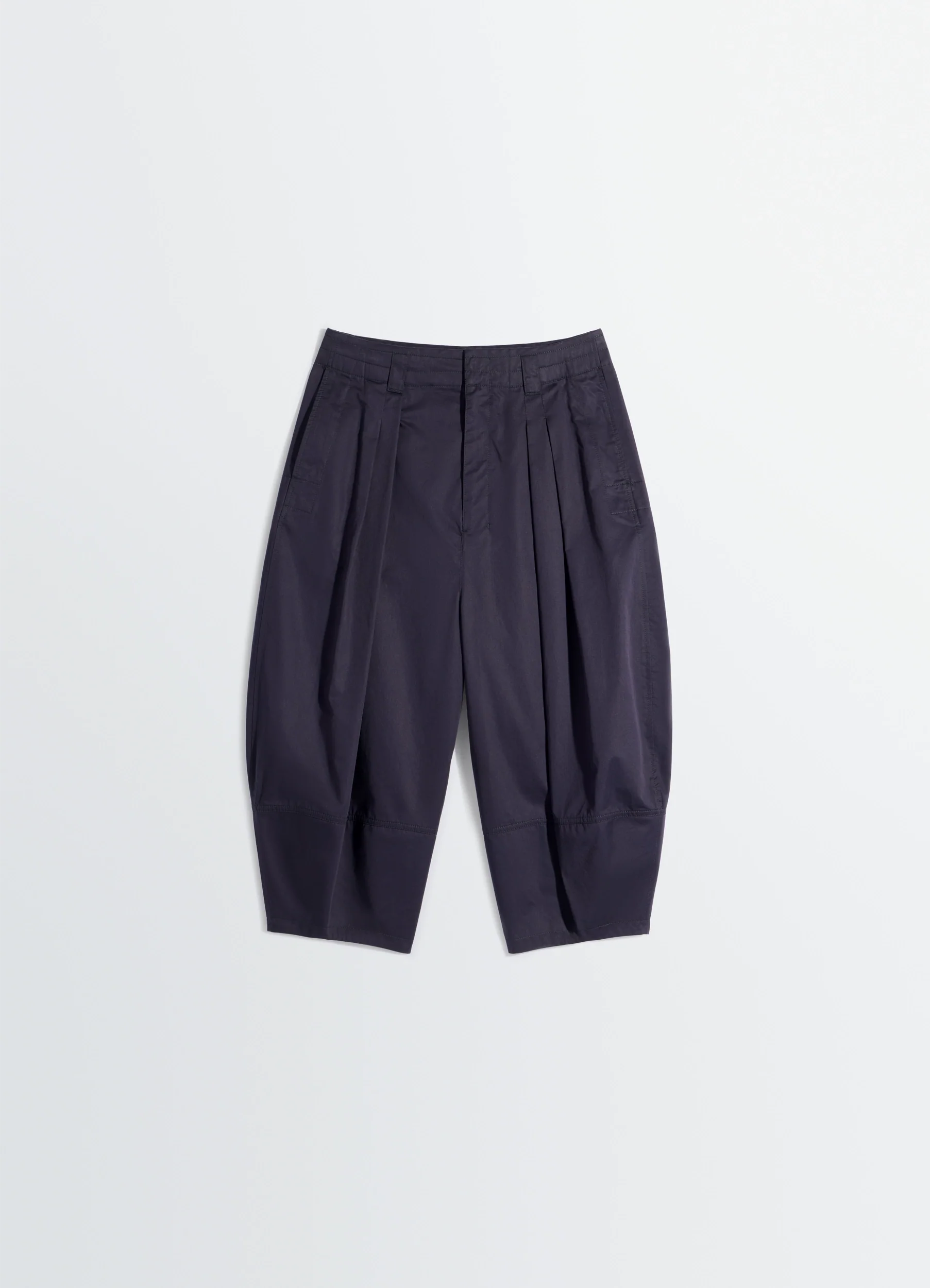 VOLUME BERMUDAS IN COTTON SATIN - Image 5