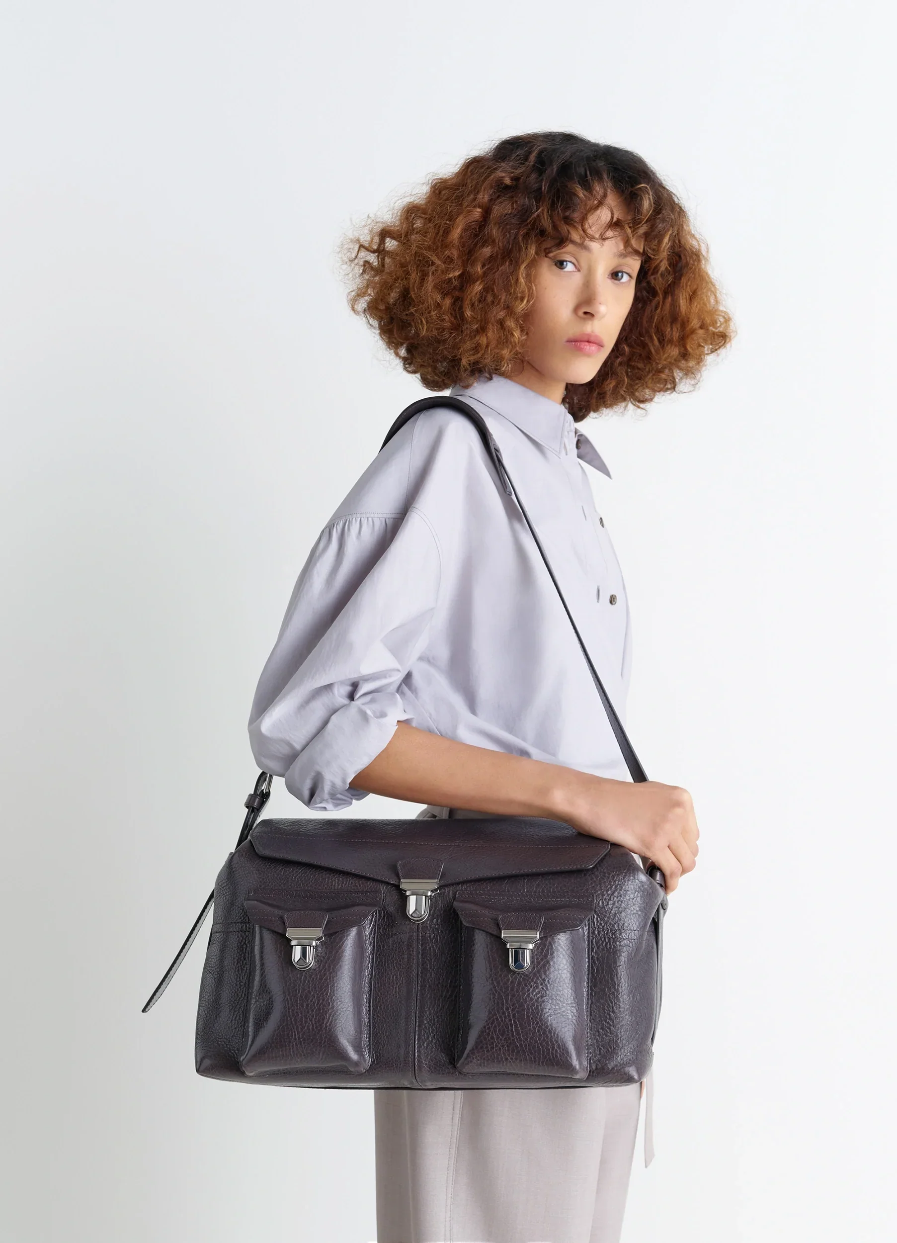 WEEK-END GEAR BAG IN LEATHER - Image 2