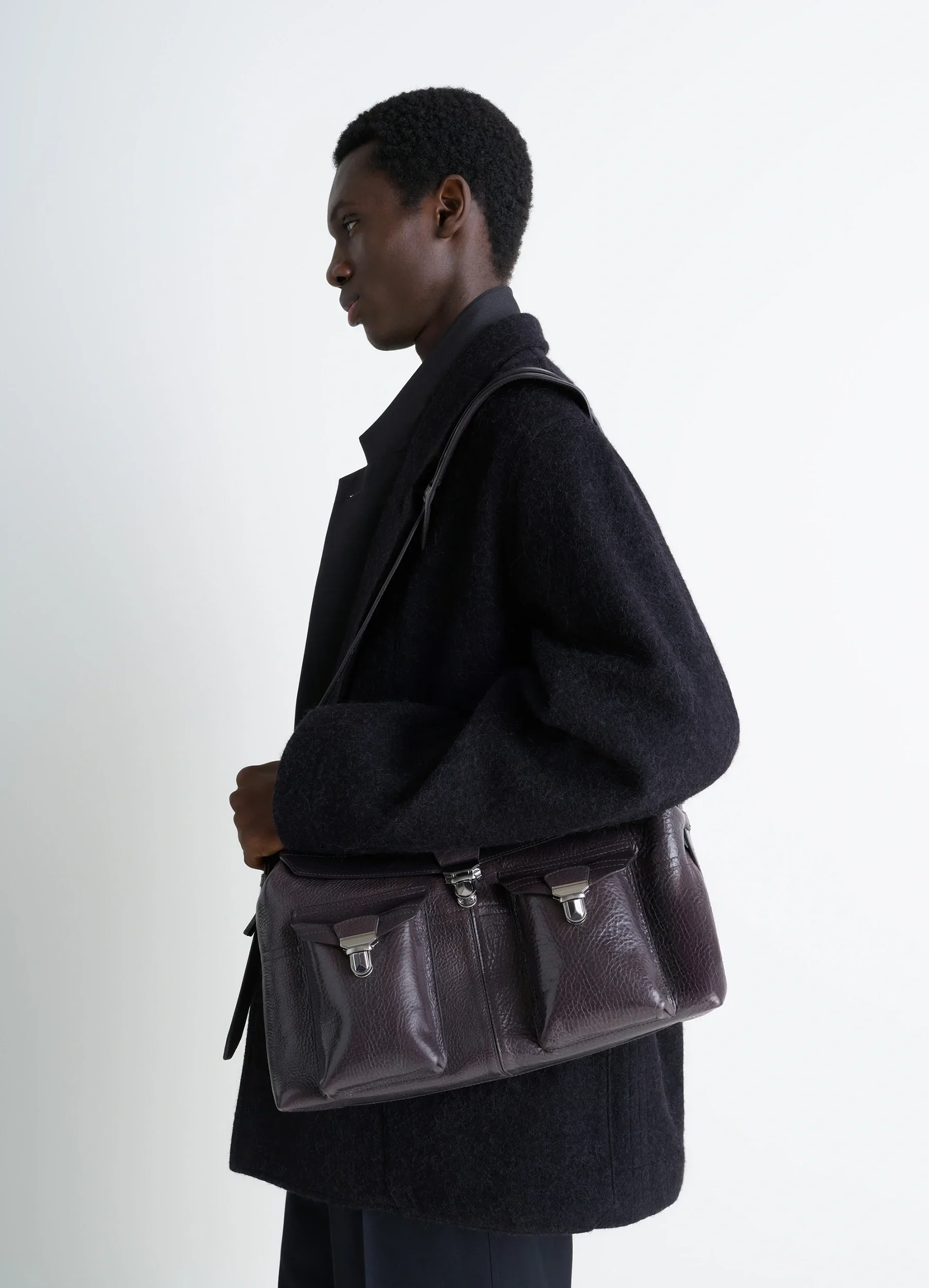 WEEK-END GEAR BAG IN LEATHER - Image 3