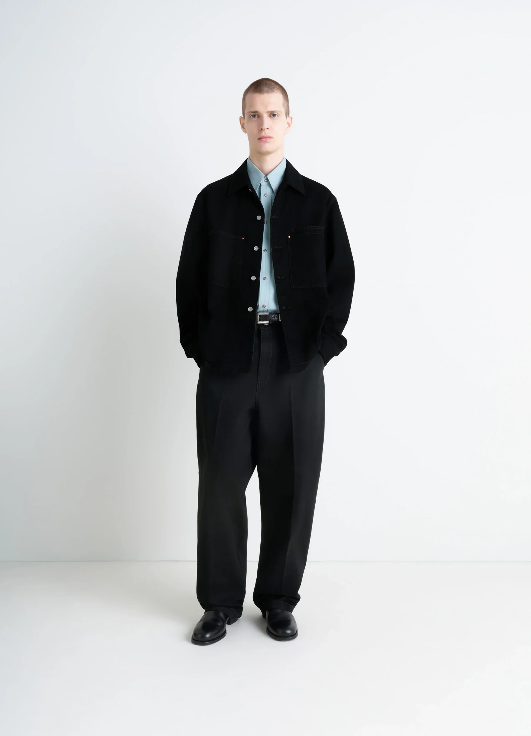 WORKWEAR OVERSHIRT IN DENIM - Image 2