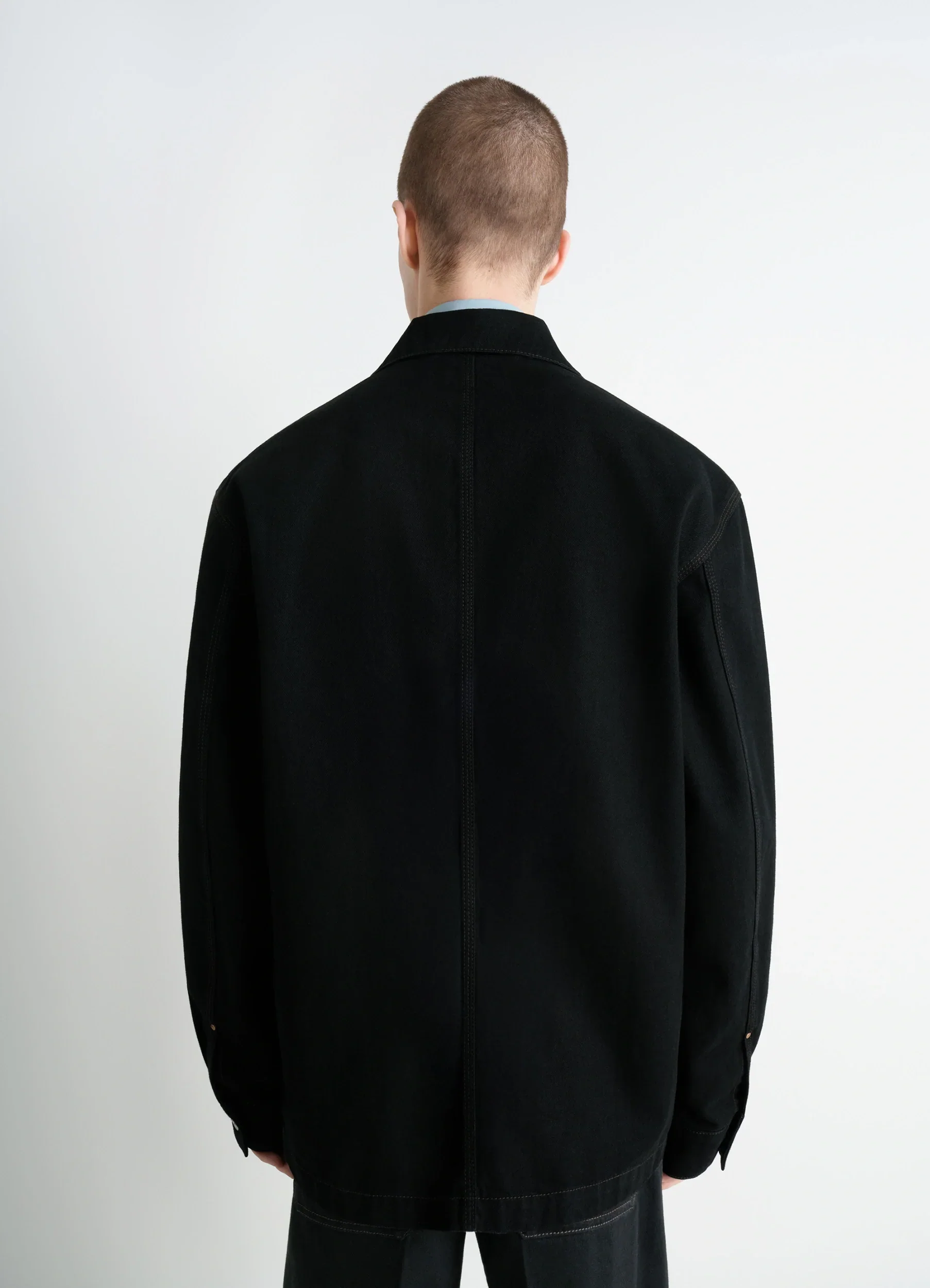 WORKWEAR OVERSHIRT IN DENIM - Image 3