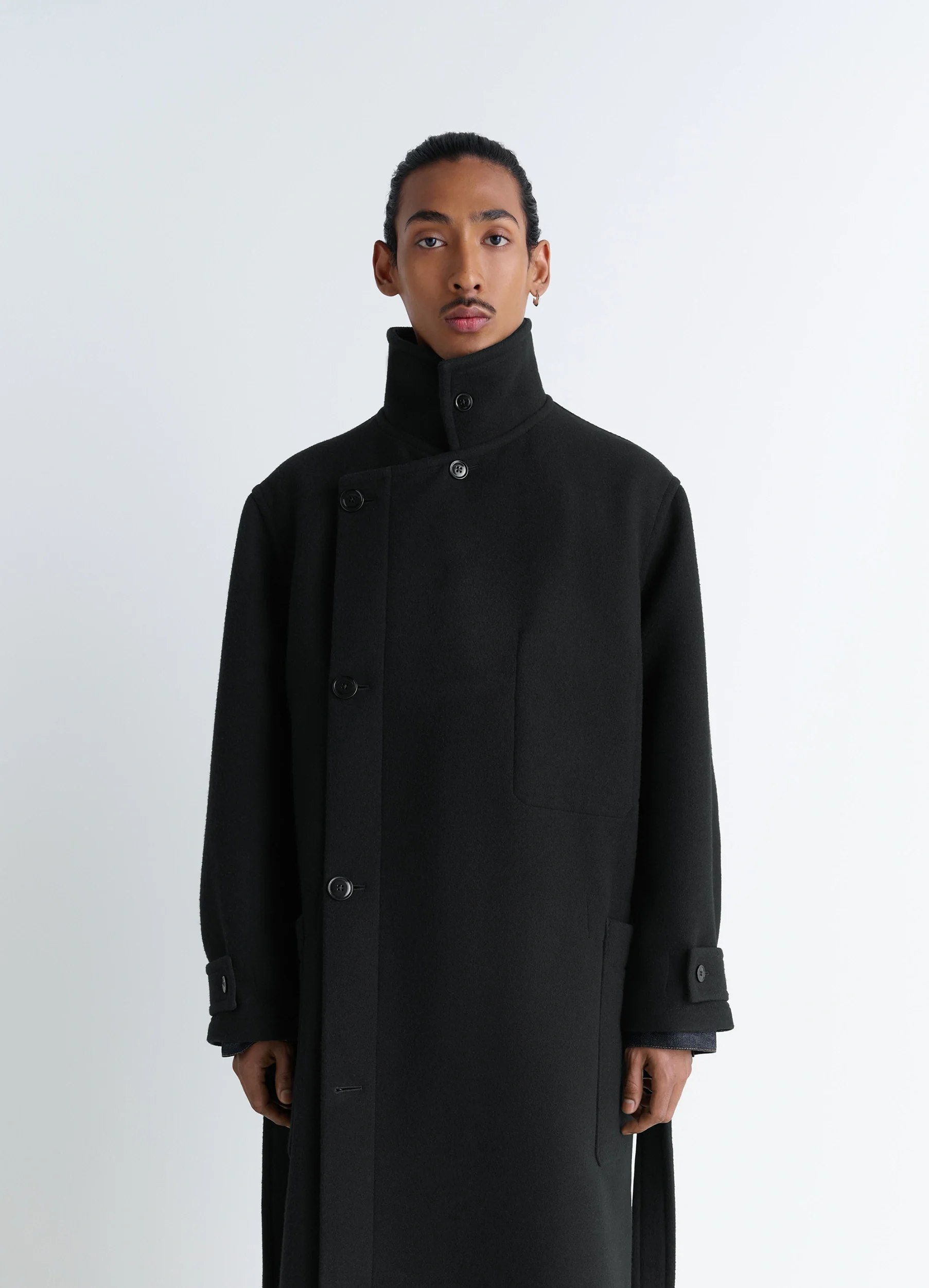 WRAP COAT IN WOOL - Image 4