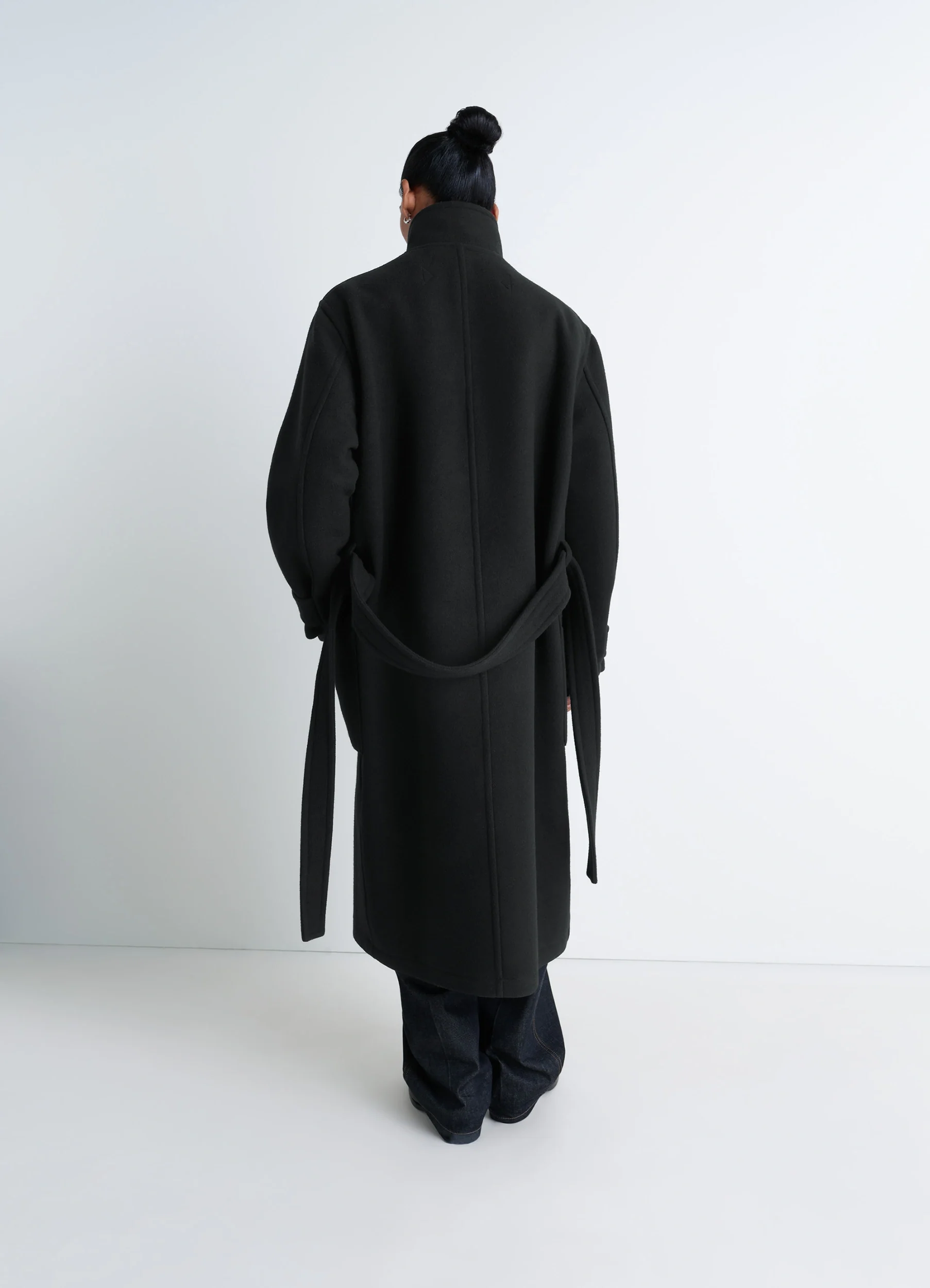 WRAP COAT IN WOOL - Image 5
