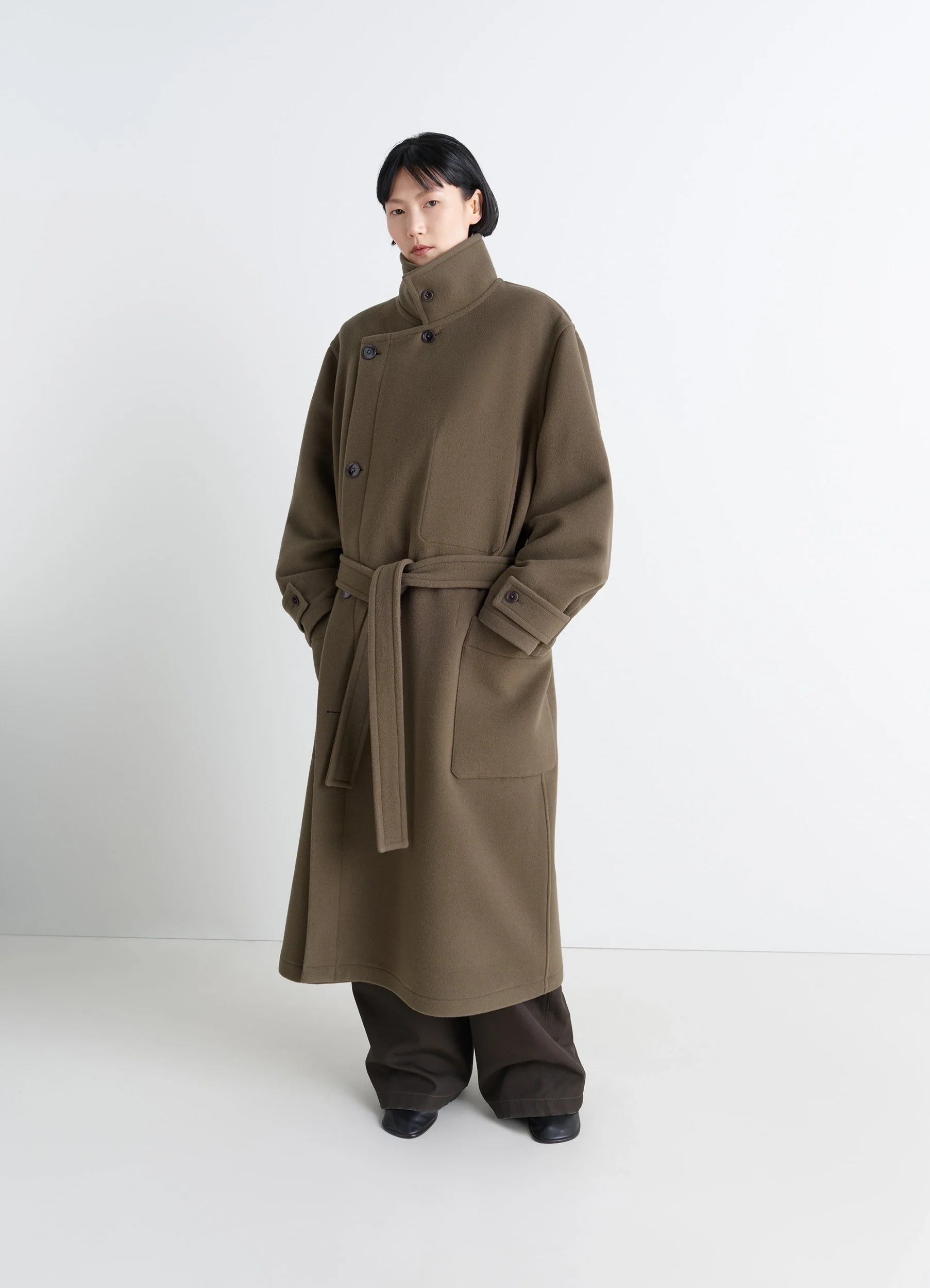 WRAP COAT IN WOOL - Image 2