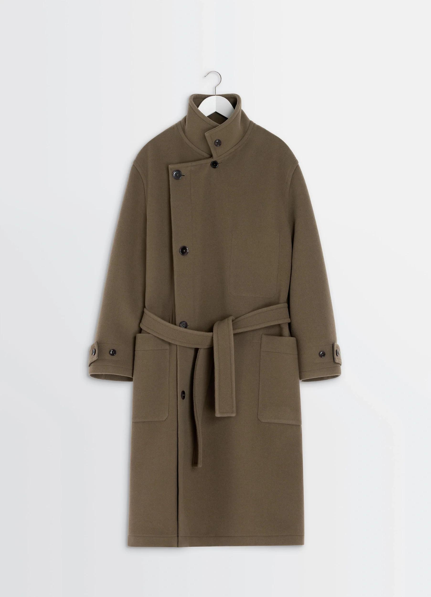 WRAP COAT IN WOOL - Image 6