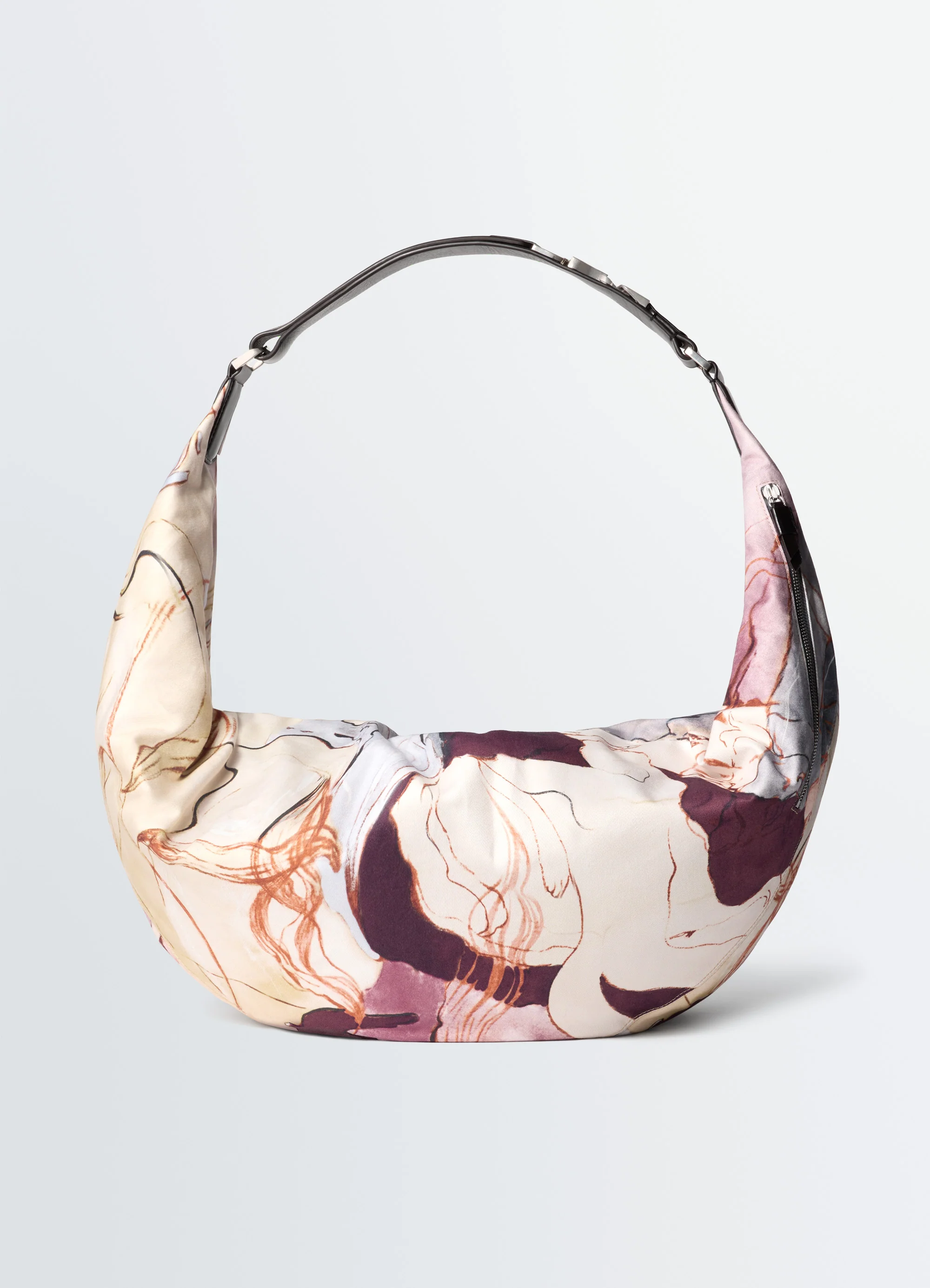XL QUIVER CLIP BAG IN PRINTED COTTON CANVAS - Image 3