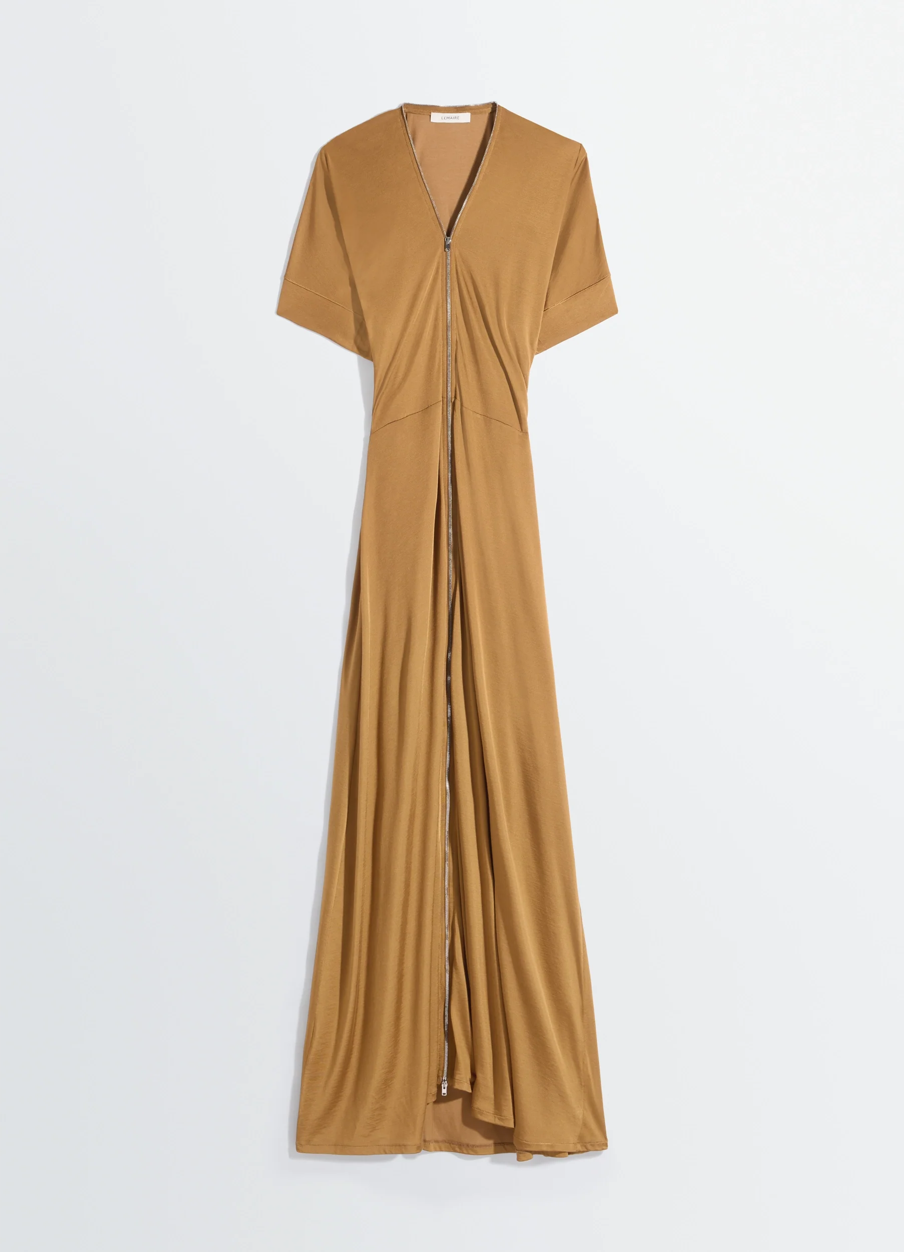 ZIP DRESS IN VISCOSE COTTON JERSEY - Image 6