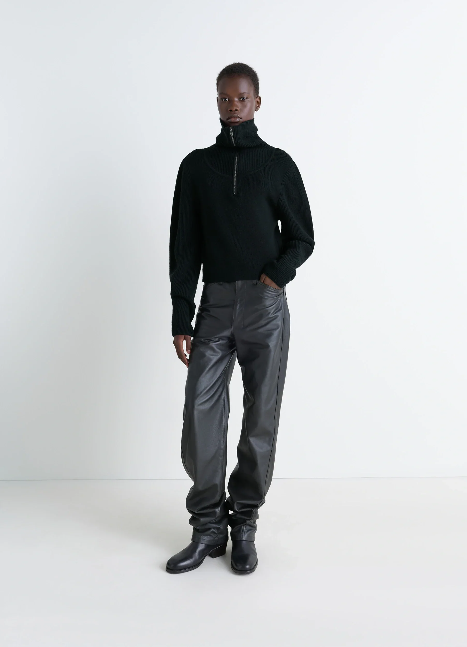 ZIPPED SWEATER - Image 2