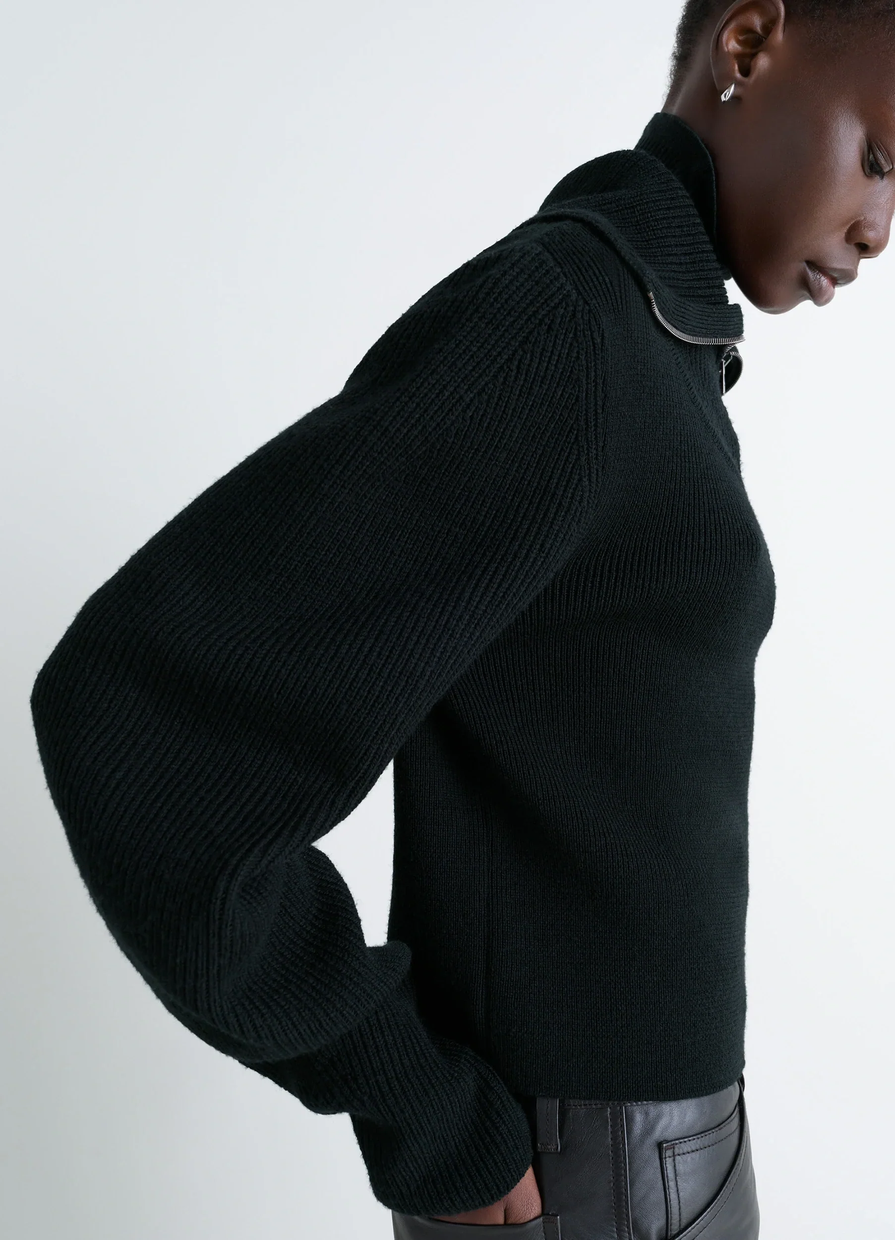 ZIPPED SWEATER - Image 5